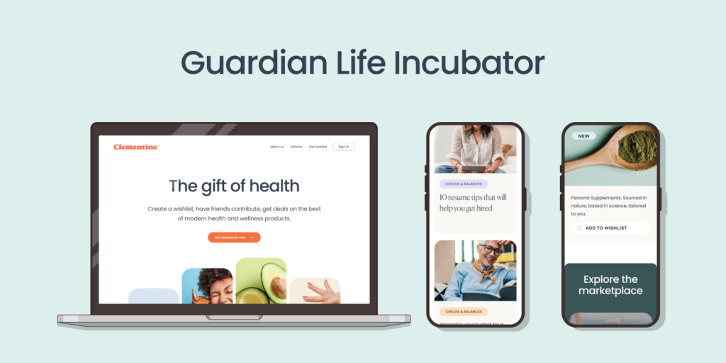 Guardian Life incubator project